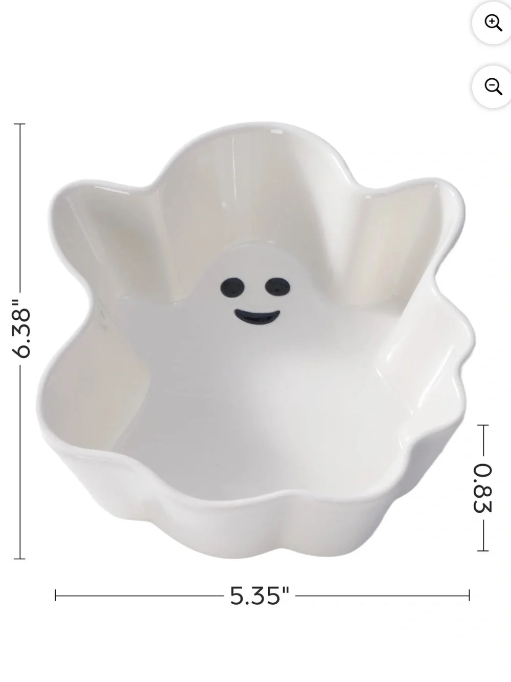 Way to celebrate ghost ceramic appetizer bowls lot of 4 NWT